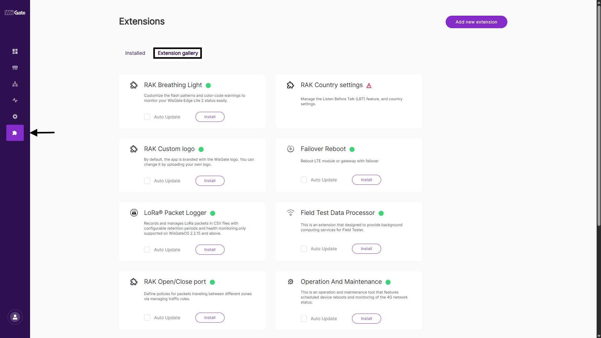 OpenVPN Extension Gallery