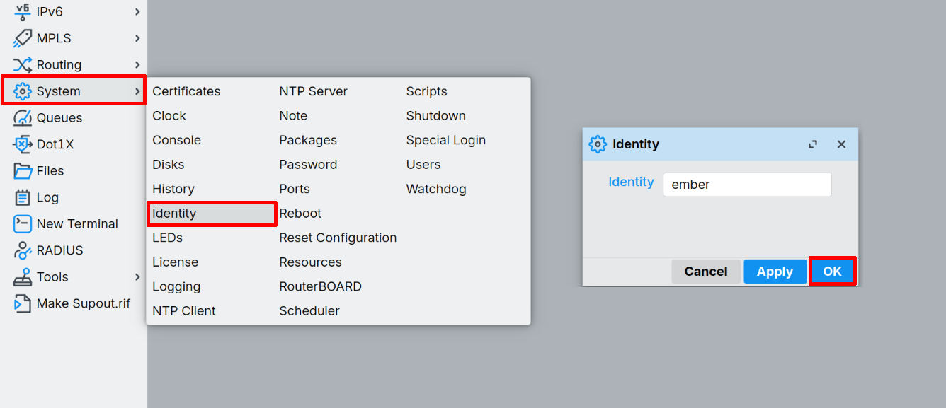 Ember change identity
