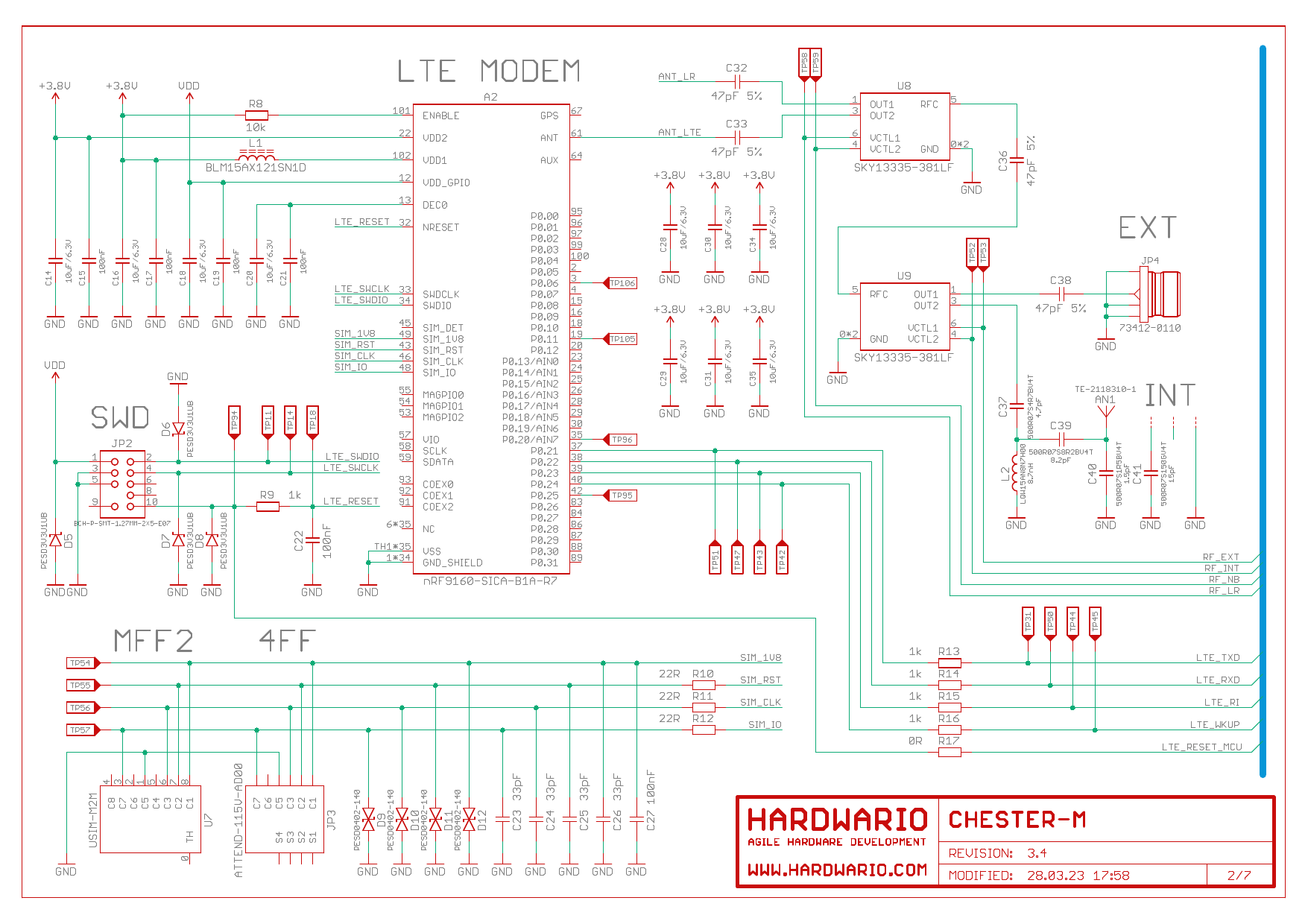 Schematic Diagram HARDWARIO Documentation