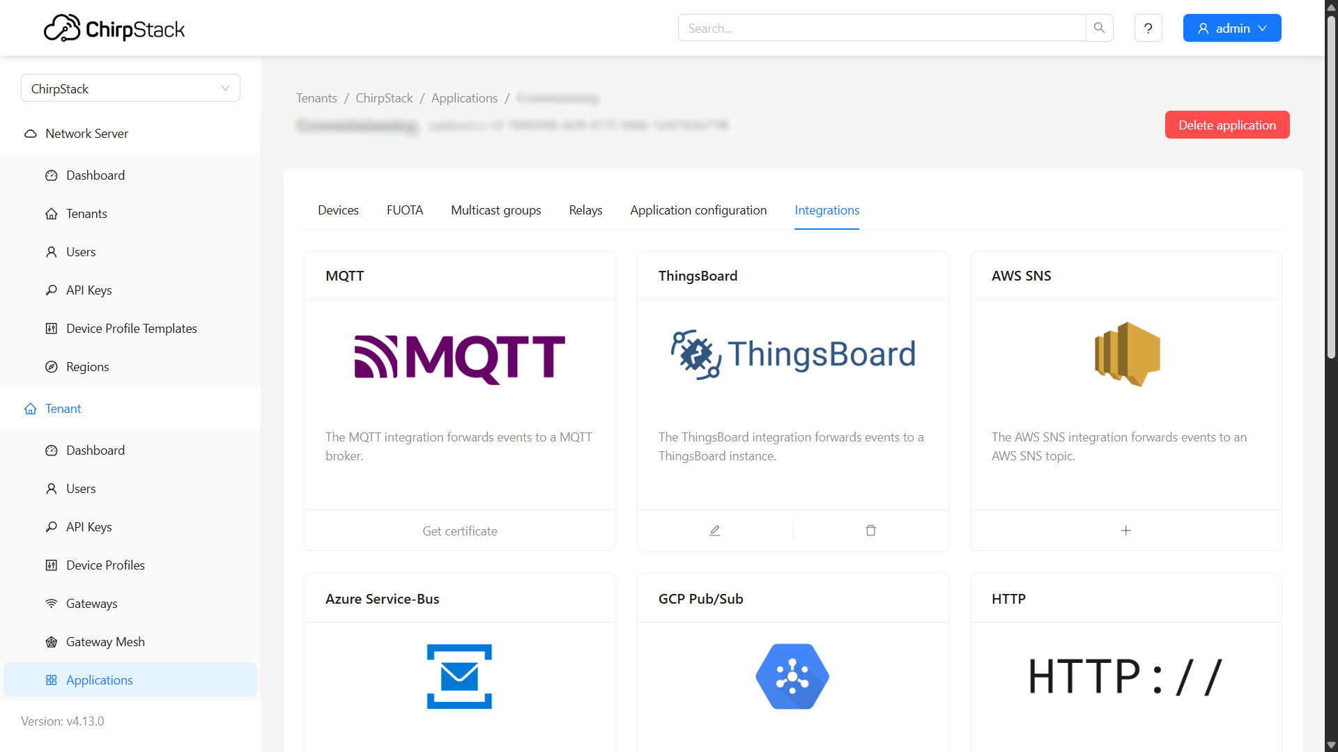 ChirpStack v4 – Integrace